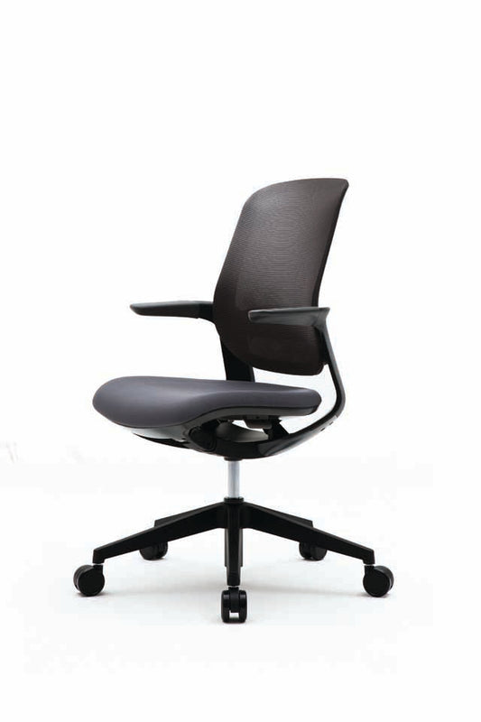 FURSYS FLIGHT T25 Black Frame Home Office Desk Chair