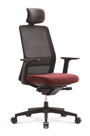 FURSYS T40 Black Frame Home Office Desk Chair