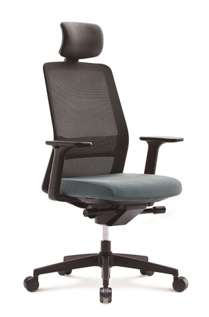 FURSYS T40 Black Frame Home Office Desk Chair