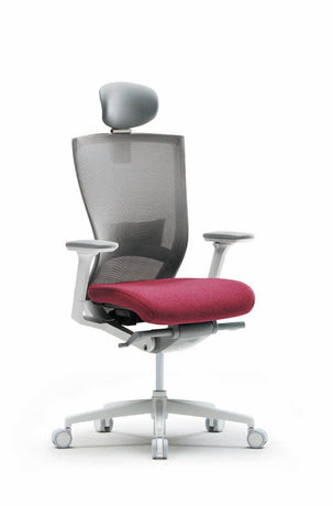 FURSYS T50 White Frame Home Office Desk Chair