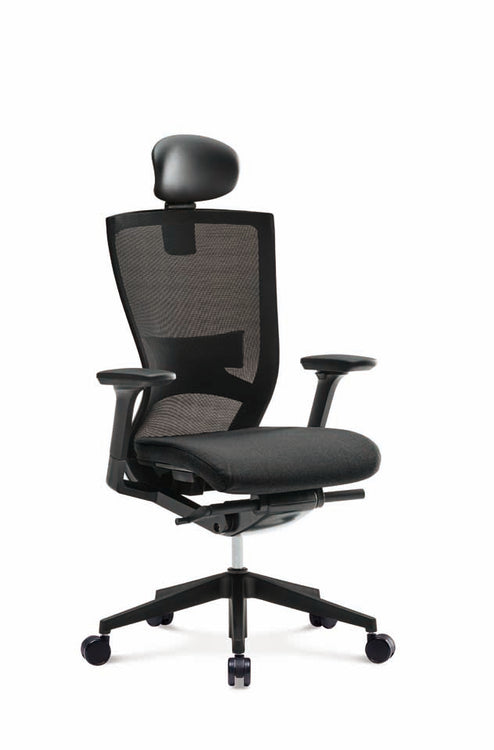 FURSYS T50 Black Frame Home Office Desk Chair